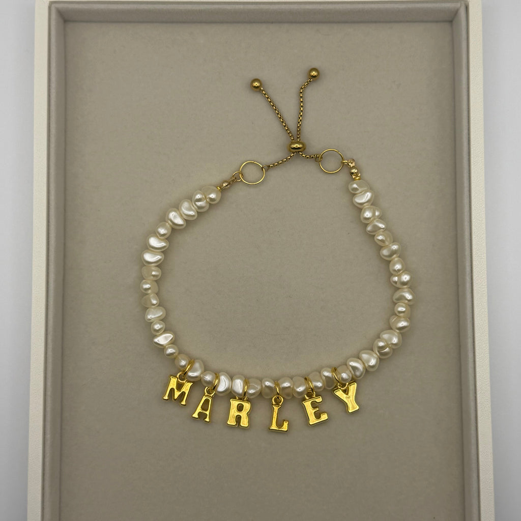 Pearl Name Necklace