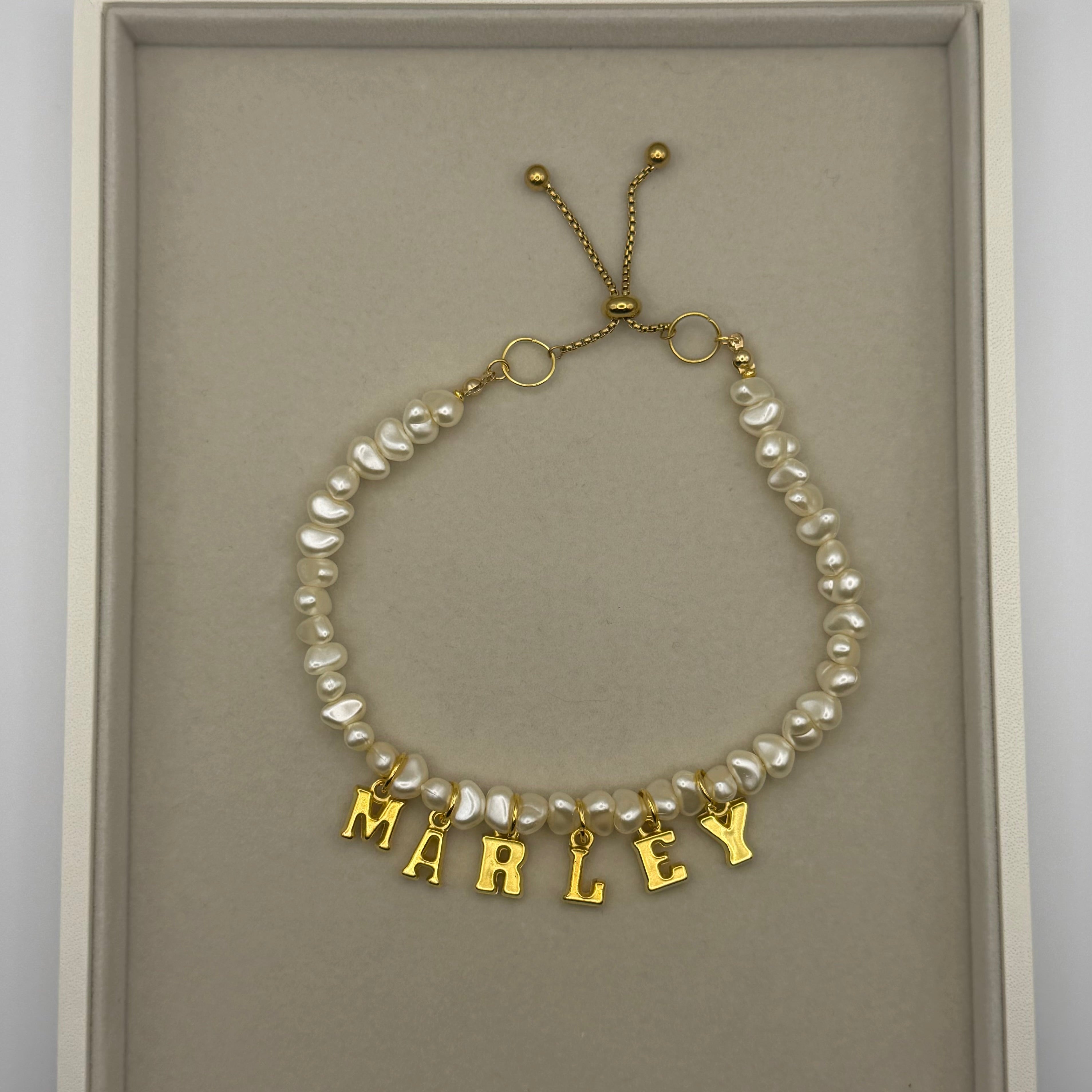 Pearl Name Necklace