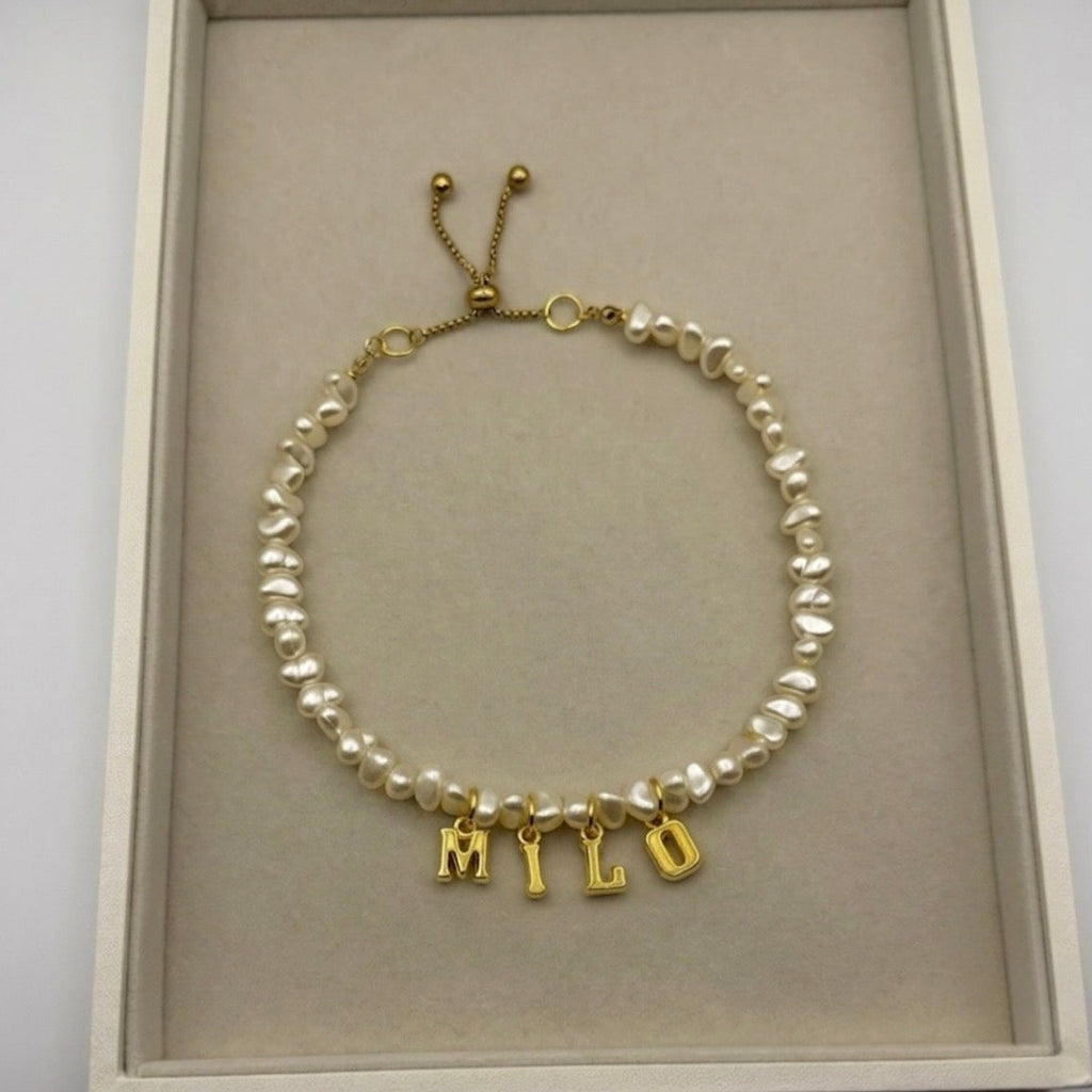 Pearl Name Necklace