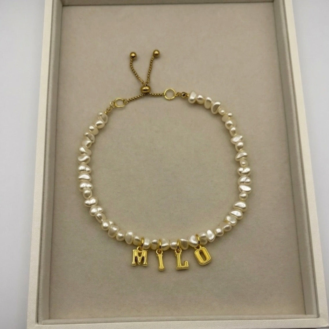 Pearl Name Necklace