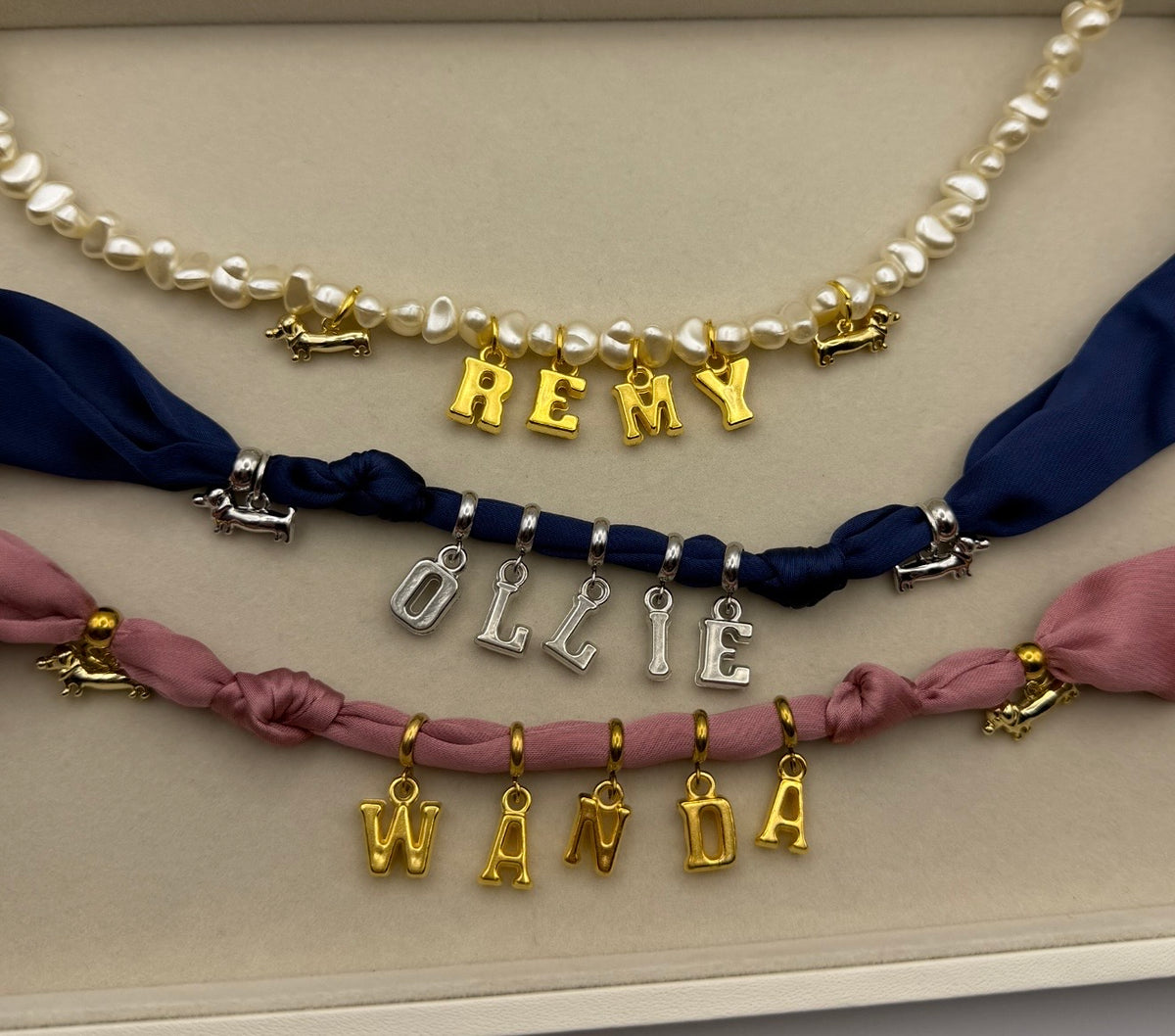 Doxie Collection- Scarf Necklace