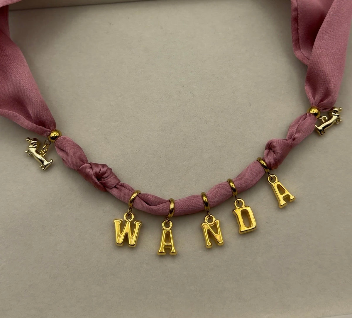 Doxie Collection- Scarf Necklace