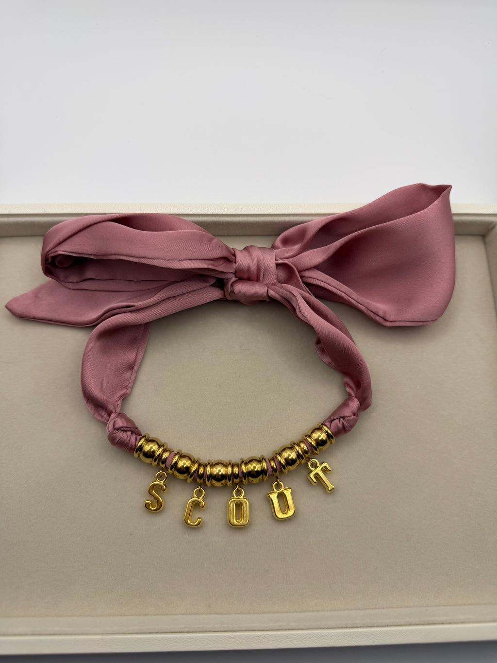 Scarf Name Necklace