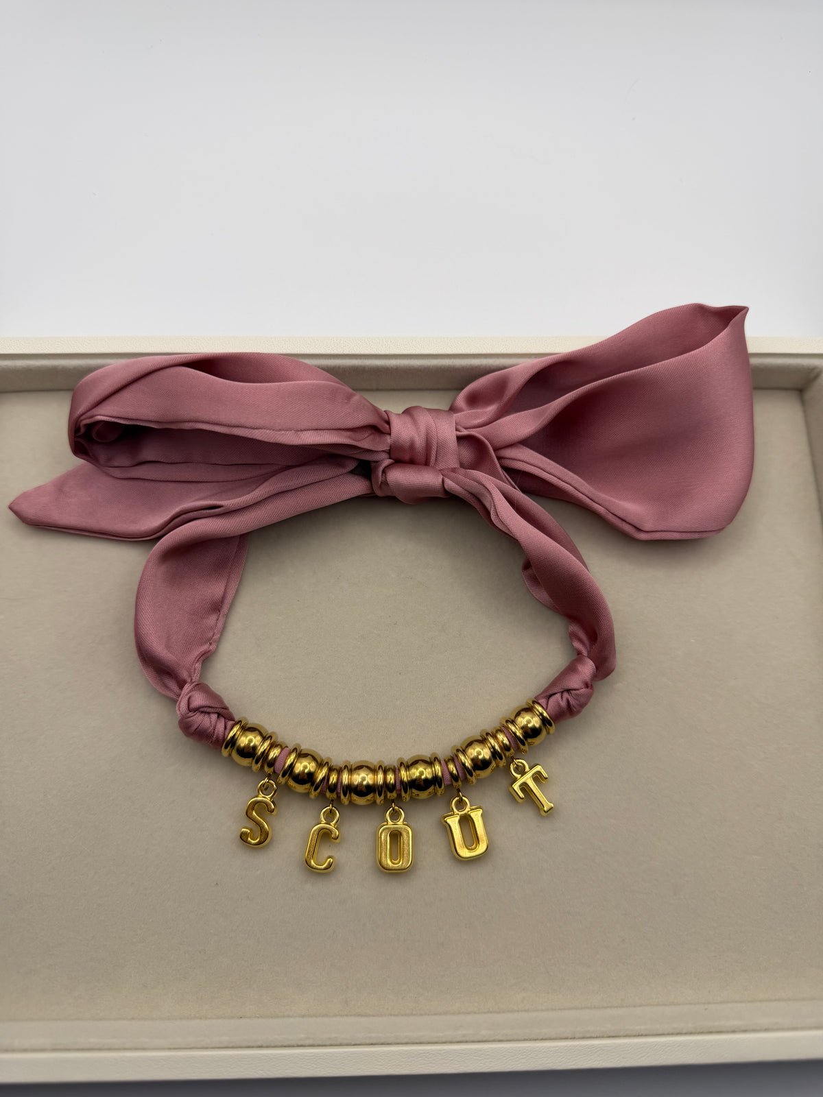 Scarf Name Necklace