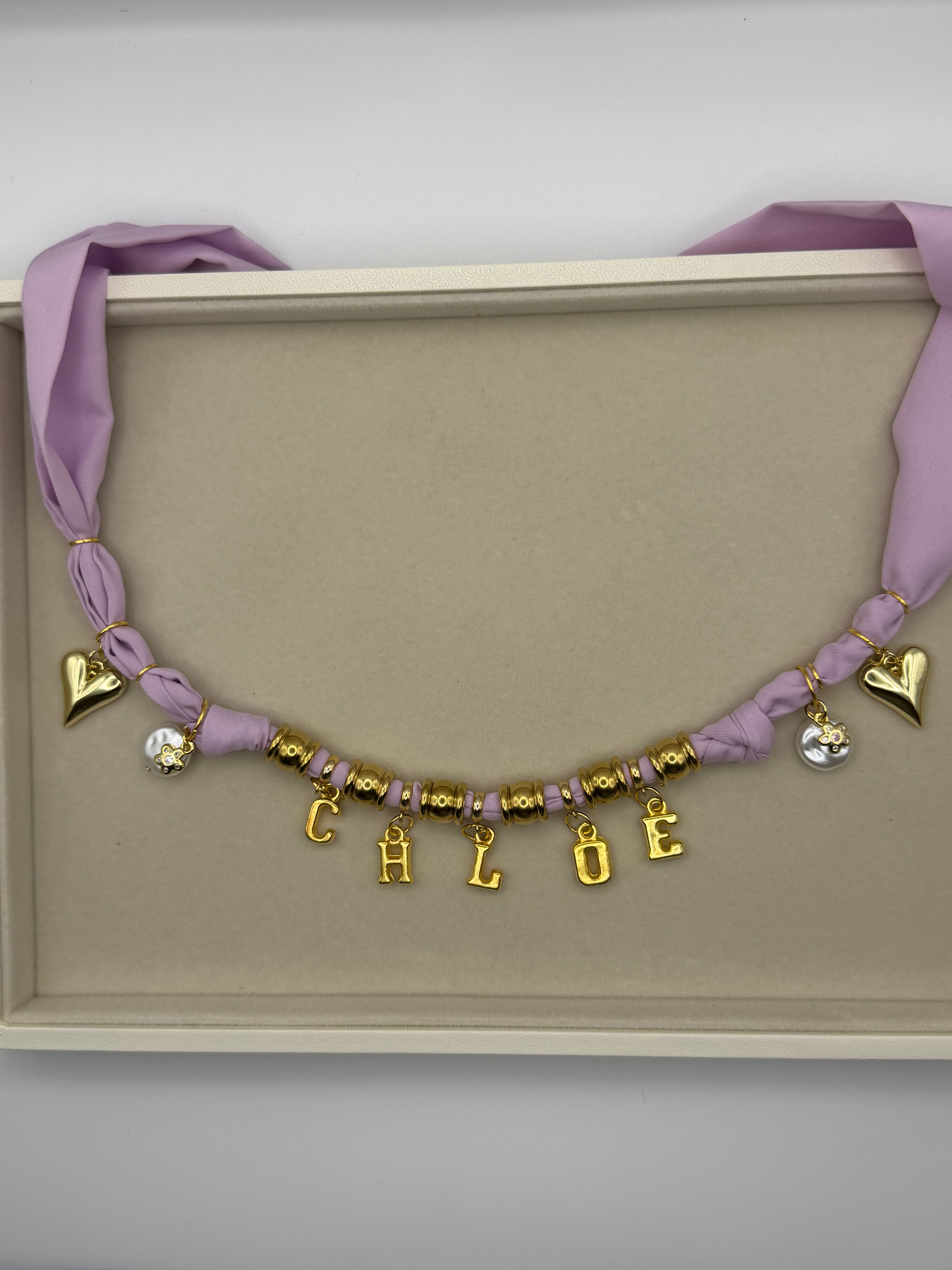 Scarf Name Necklace